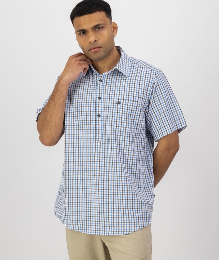 Men Swanndri NZ Short Sleeve Shirts | Men'S Paihia Short Sleeve Shirt