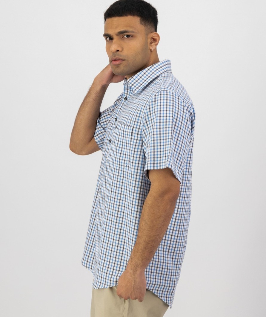 Men Swanndri NZ Short Sleeve Shirts | Men'S Paihia Short Sleeve Shirt