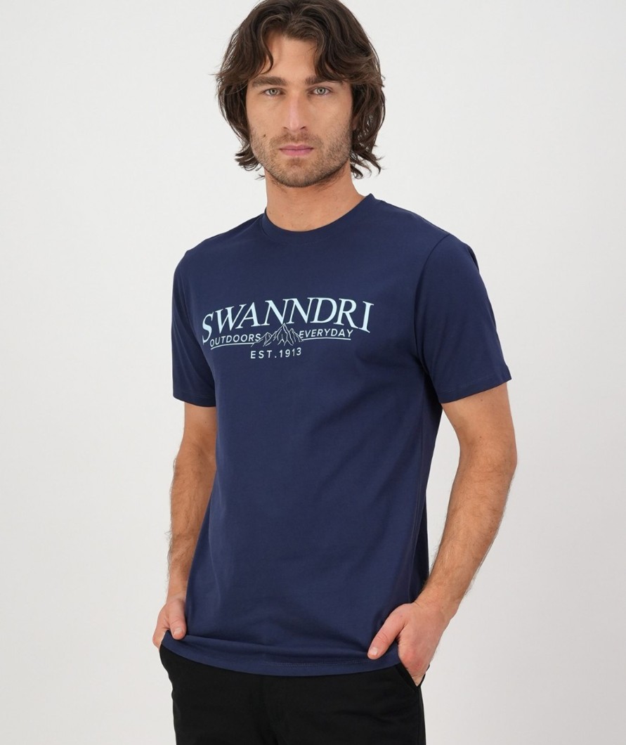 Men Swanndri NZ Printed T Shirts | Men'S Traverse T Shirt