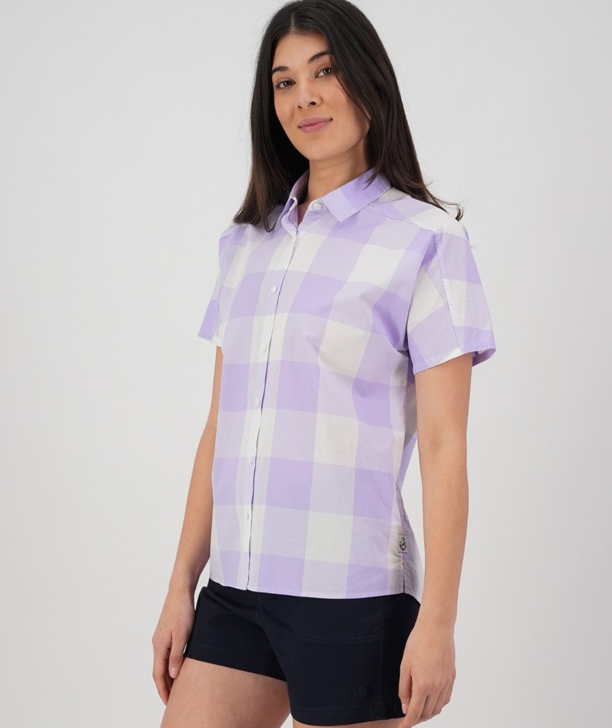 Women Swanndri NZ Short Sleeve Shirts | Women'S Manaia Short Sleeve Shirt