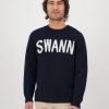 Men Swanndri NZ Knitwear & Jumpers | Men'S Owens Cotton Knit Crew