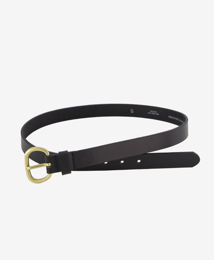 Accessories Swanndri NZ | Women'S Becca Leather Belt - 25Mm Wide