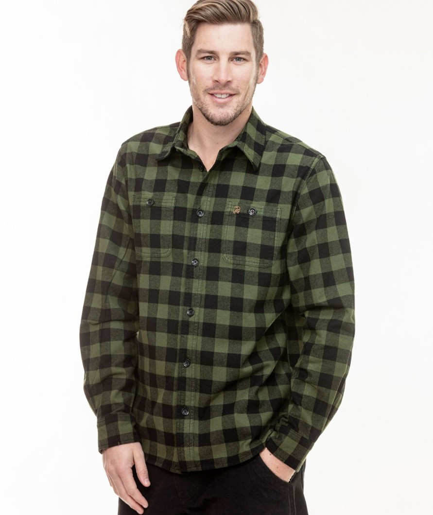 Men Swanndri NZ Long Sleeve Shirts | Men'S Marylebone Long Sleeve Shirt