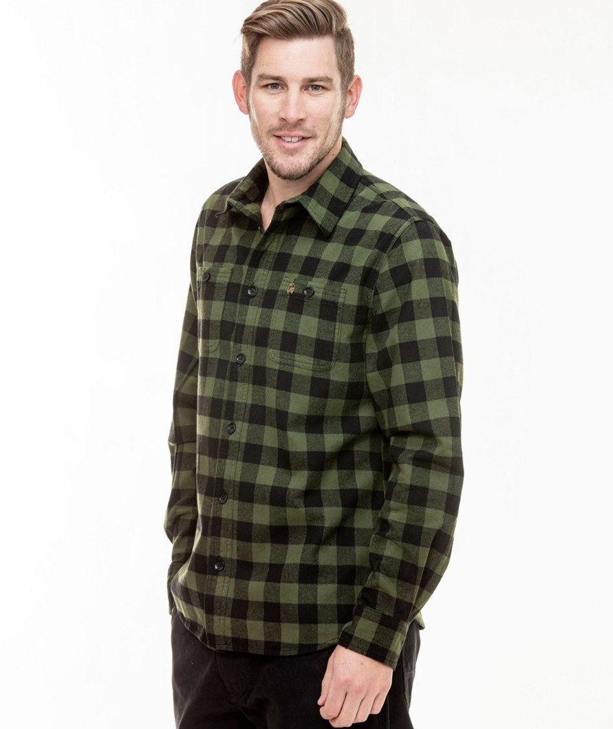 Men Swanndri NZ Long Sleeve Shirts | Men'S Marylebone Long Sleeve Shirt