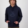 Men Swanndri NZ Fleece Tops | Men'S Original Fleece Hoodie