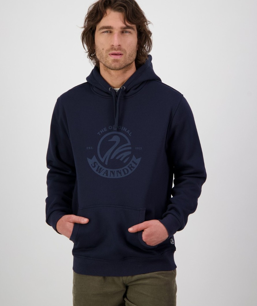 Men Swanndri NZ Fleece Tops | Men'S Original Fleece Hoodie