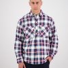 Men Swanndri NZ Long Sleeve Shirts | Men'S Egmont Long Sleeve Shirt - Twin Pack