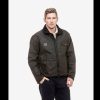 Men Swanndri NZ Oilskin Jackets & Vests | Men'S Waimak Oilskin Jacket With Wool Lining