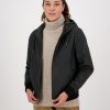 Women Swanndri NZ Oilskin Jackets & Vests | Women'S Rosewood Oilskin Zip Through Hoodie