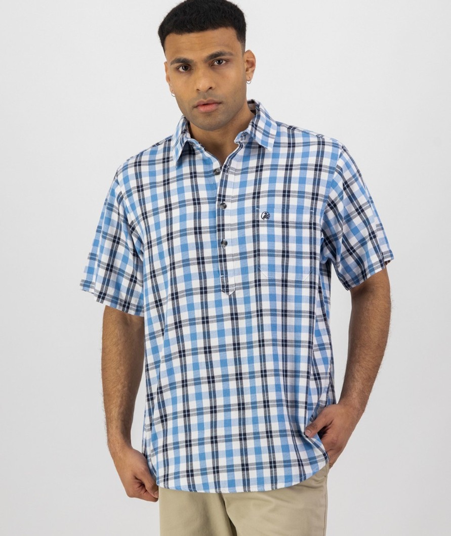 Men Swanndri NZ Short Sleeve Shirts | Men'S Paihia Short Sleeve Shirt