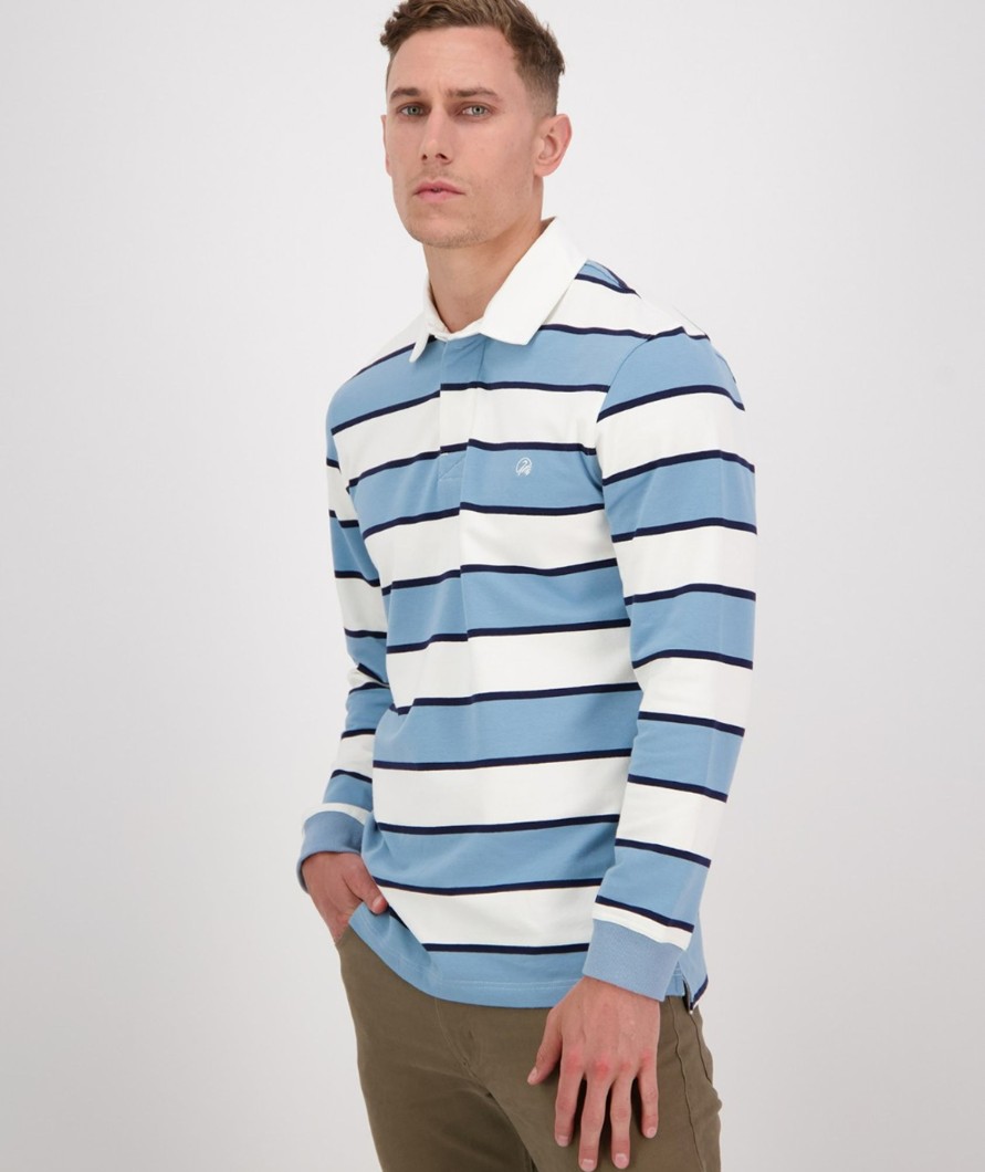 Men Swanndri NZ Long Sleeve Shirts | Men'S Whitson Rugby Shirt