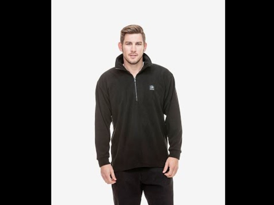 Men Swanndri NZ Fleece Tops | Men'S Motu Fleece Pullover