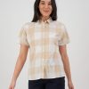 Women Swanndri NZ Short Sleeve Shirts | Women'S Manaia Short Sleeve Shirt