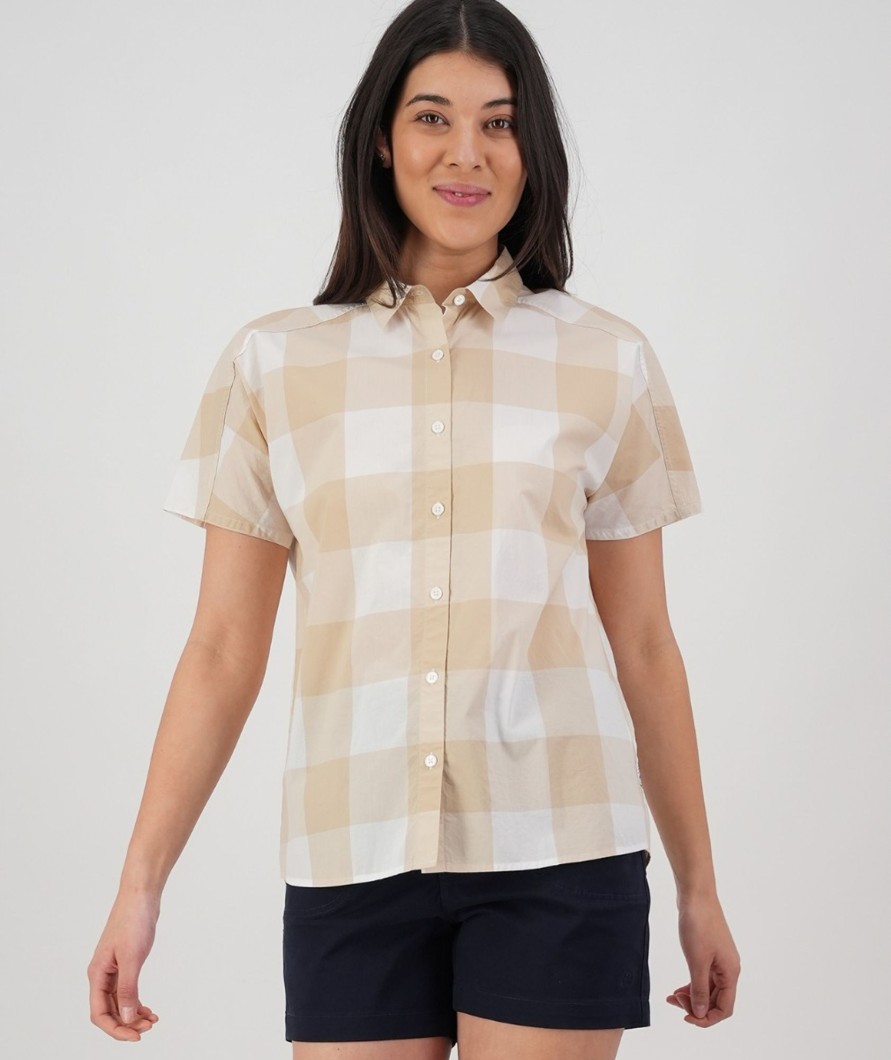 Women Swanndri NZ Short Sleeve Shirts | Women'S Manaia Short Sleeve Shirt