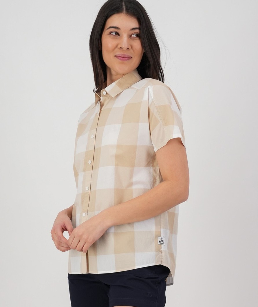 Women Swanndri NZ Short Sleeve Shirts | Women'S Manaia Short Sleeve Shirt