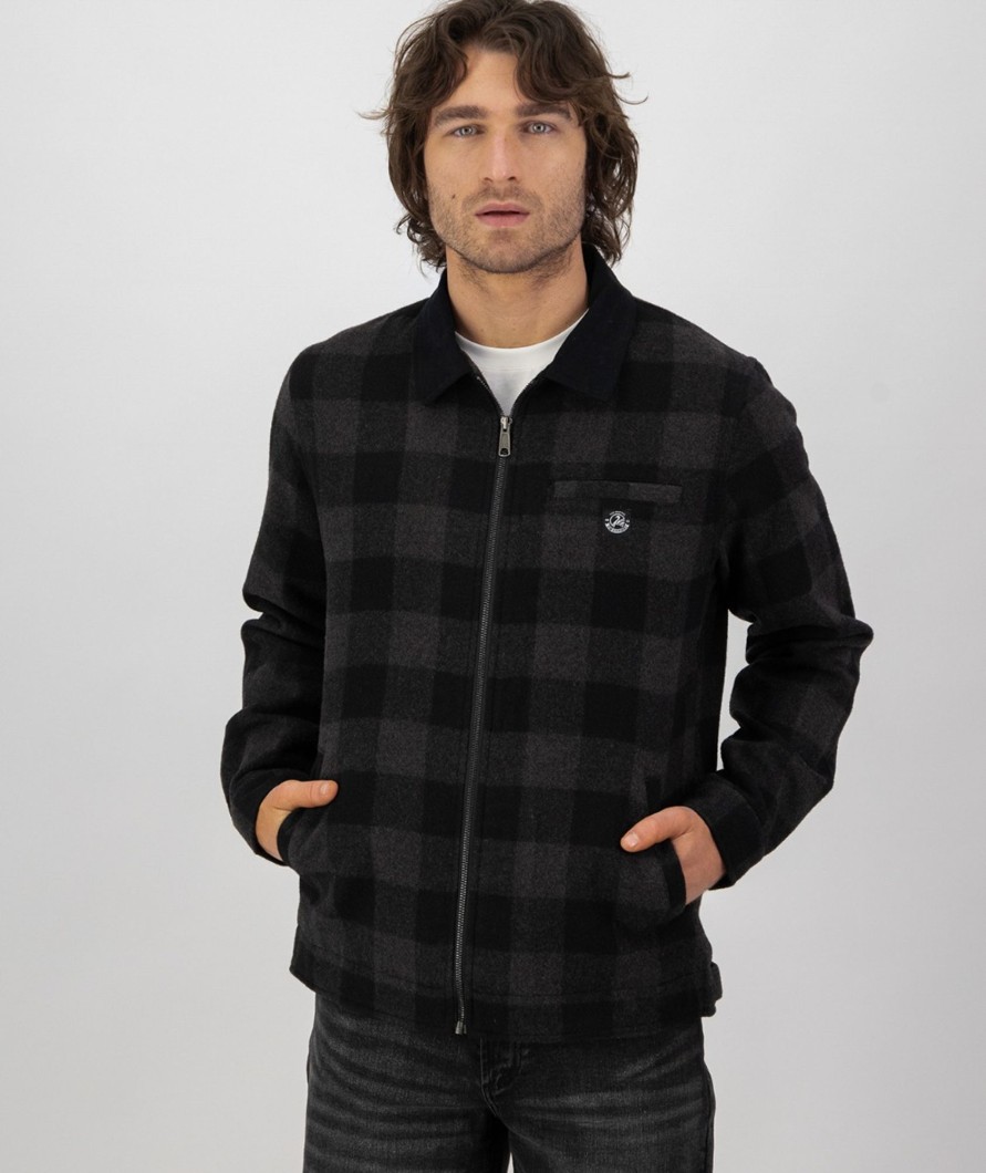 Men Swanndri NZ Wool Jackets | Men'S Liverpool Wool Jacket