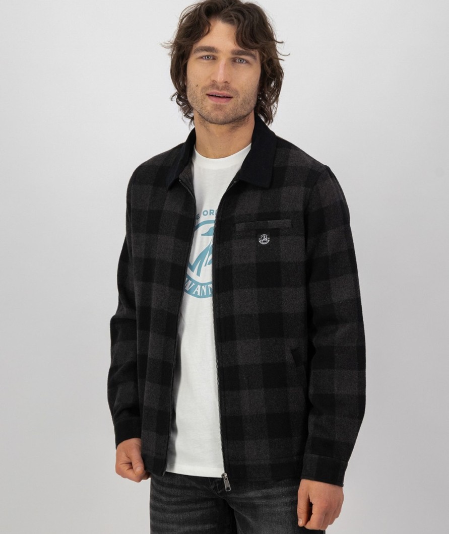 Men Swanndri NZ Wool Jackets | Men'S Liverpool Wool Jacket