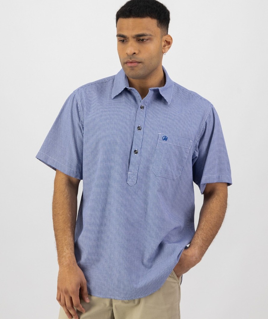 Men Swanndri NZ Short Sleeve Shirts | Men'S Paihia Short Sleeve Shirt