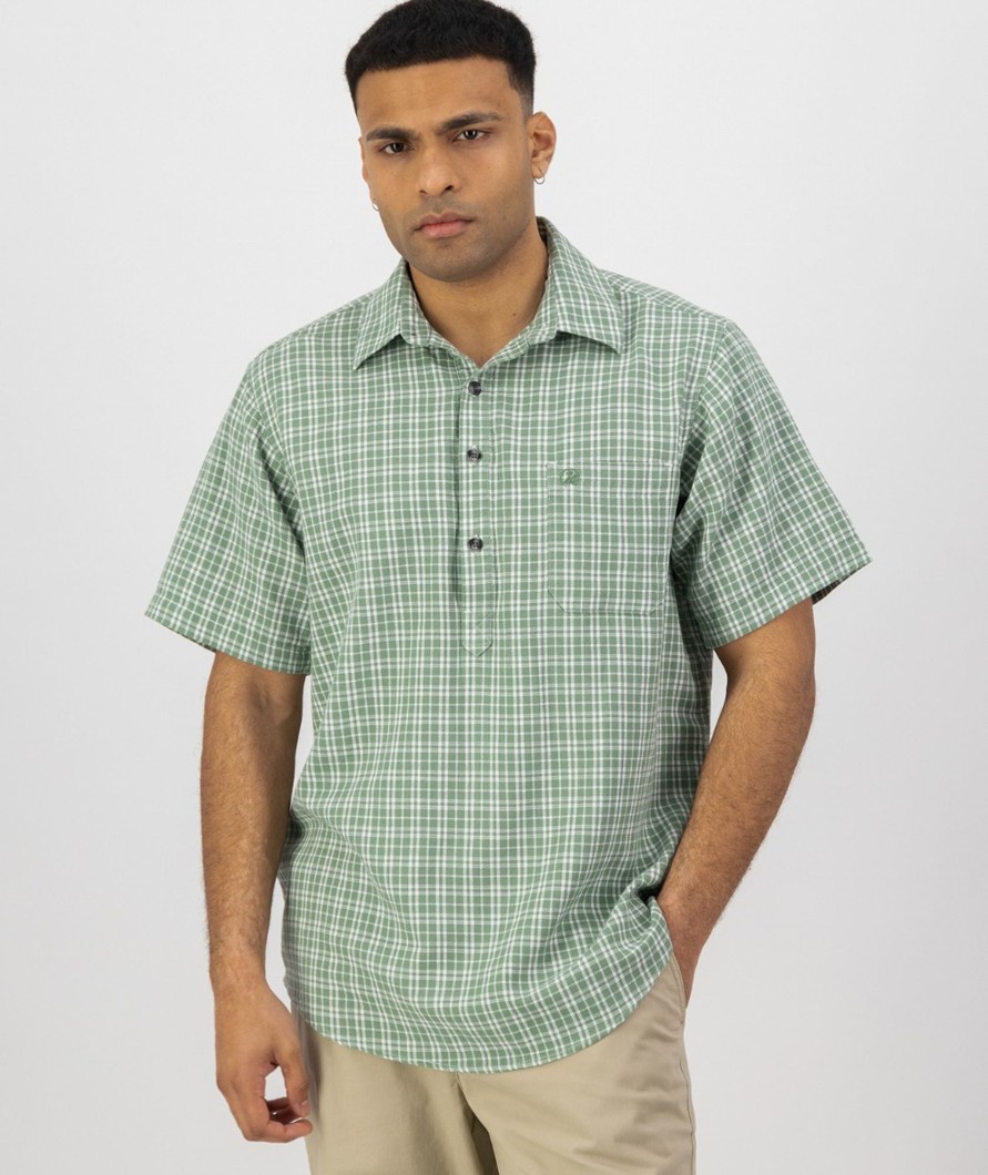 Men Swanndri NZ Short Sleeve Shirts | Men'S Paihia Short Sleeve Shirt