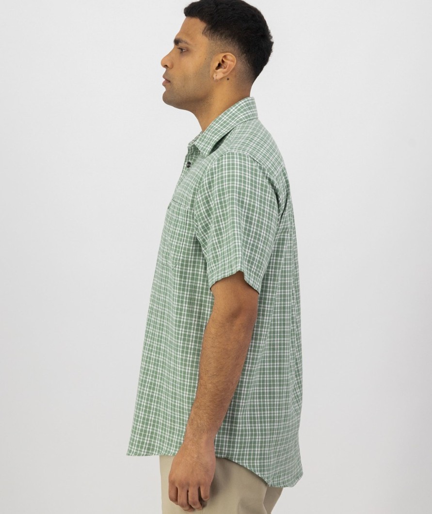 Men Swanndri NZ Short Sleeve Shirts | Men'S Paihia Short Sleeve Shirt