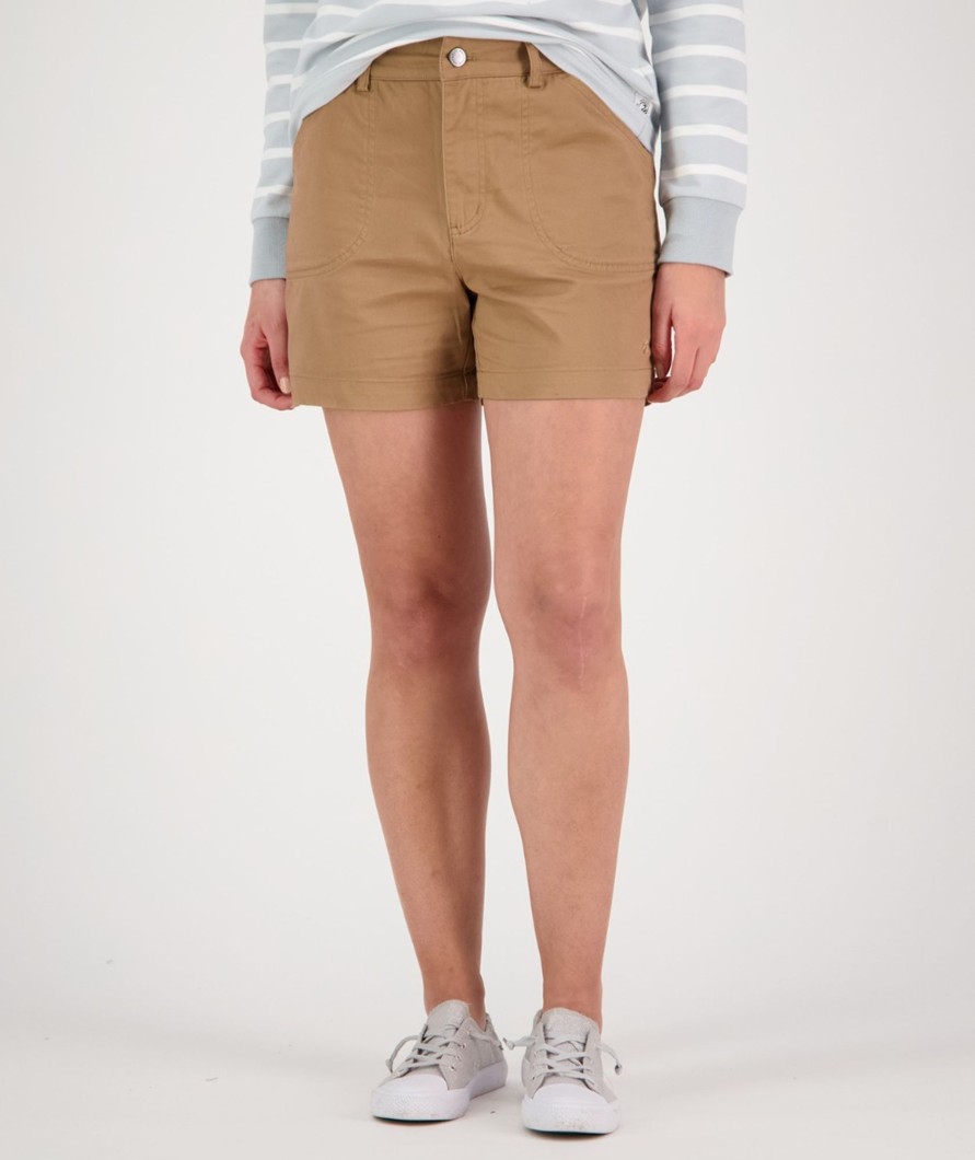 Women Swanndri NZ Shorts | Women'S Blumont Stretch Canvas Shorts