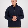 Men Swanndri NZ Knitwear & Jumpers | Men'S Weka Technical Fleece Pullover With Bonded Wool Lining