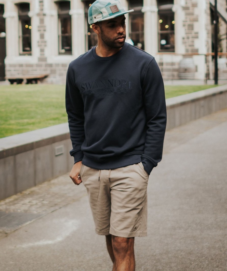 Men Swanndri NZ Fleece Tops | Men'S Mulford Fleece Crew