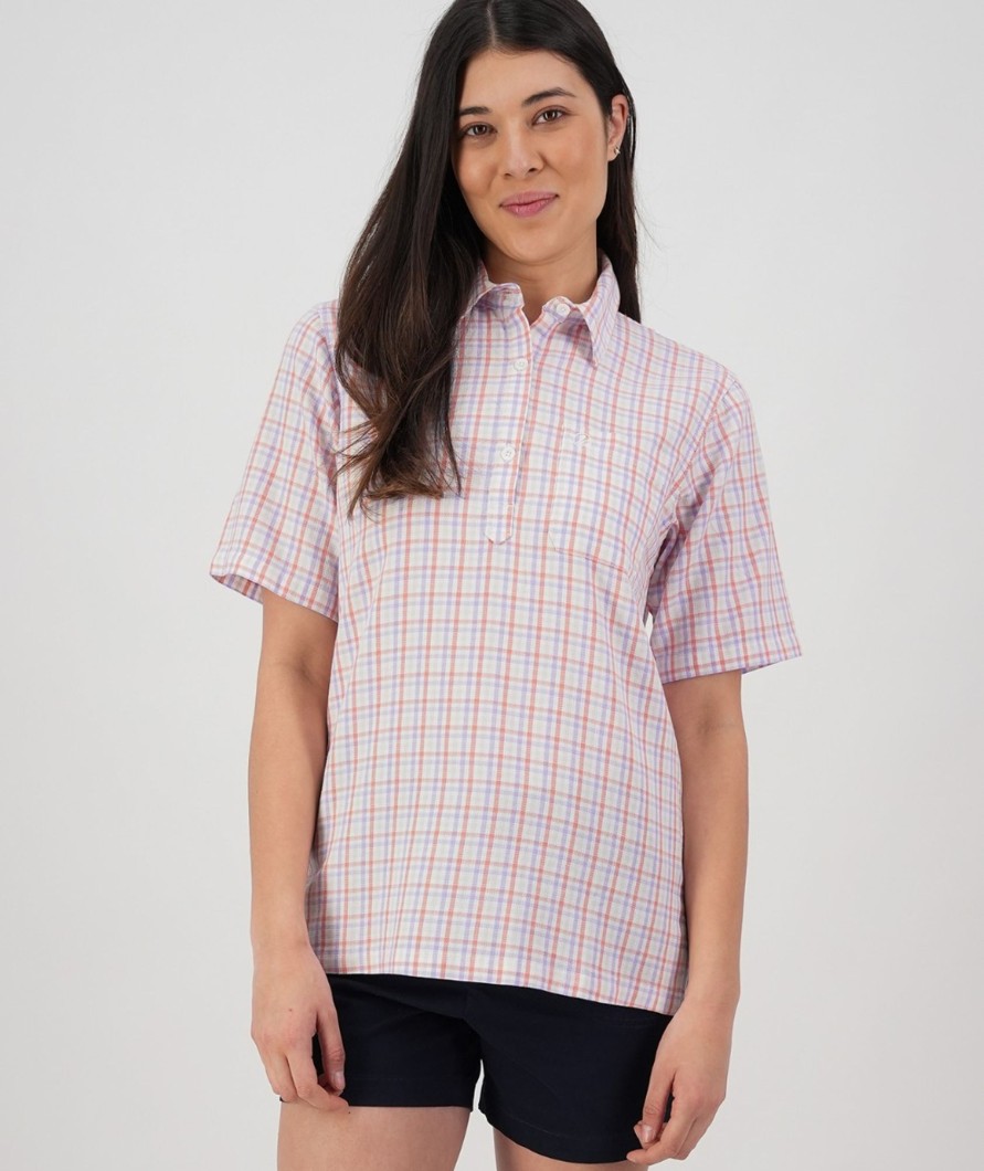 Women Swanndri NZ Short Sleeve Shirts | Women'S Tasman Short Sleeve Shirt