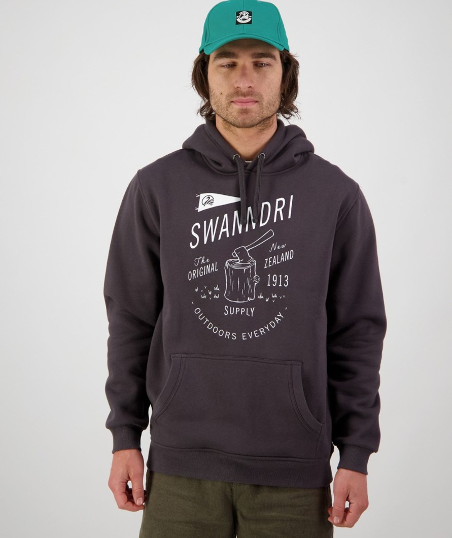 Men Swanndri NZ Fleece Tops | Men'S Duncan Fleece Hoodie