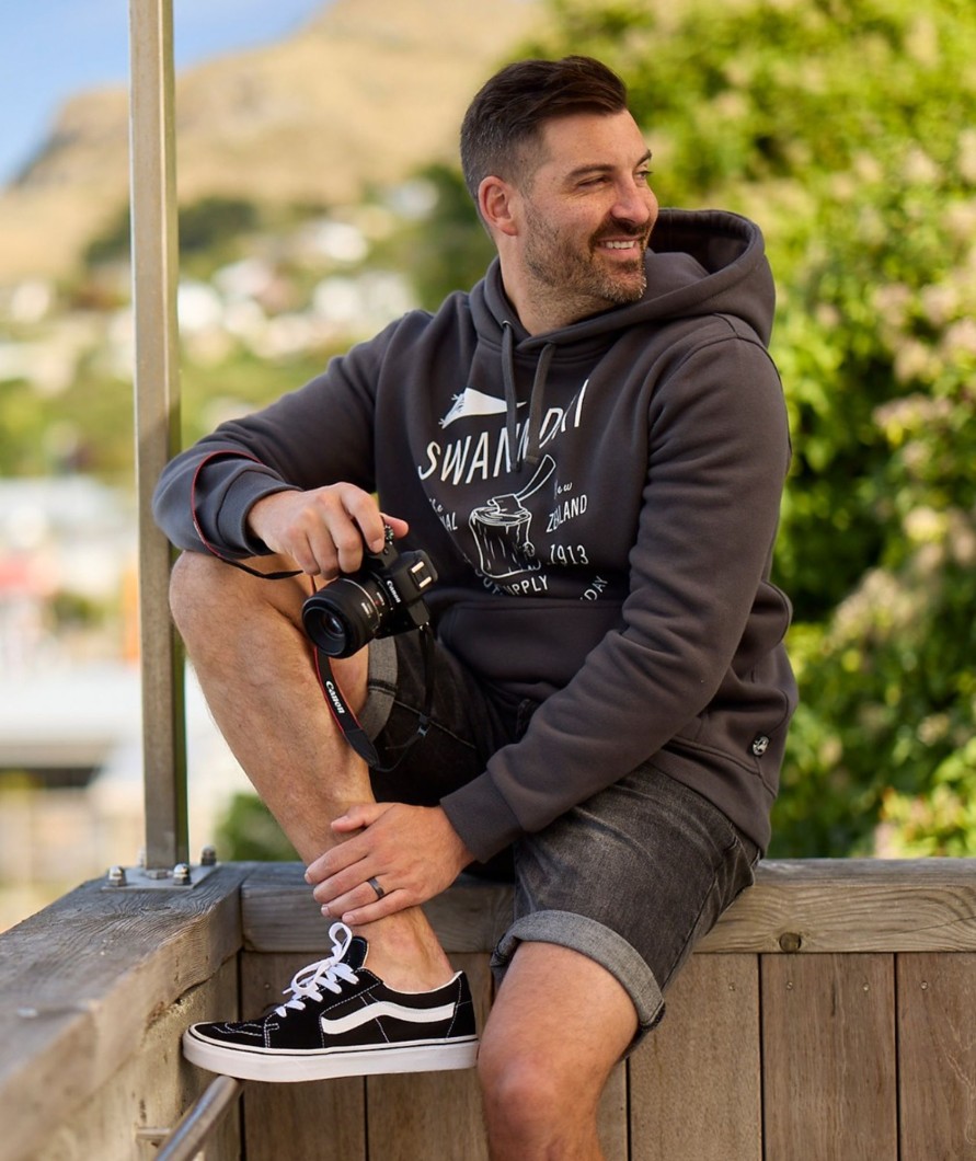 Men Swanndri NZ Fleece Tops | Men'S Duncan Fleece Hoodie