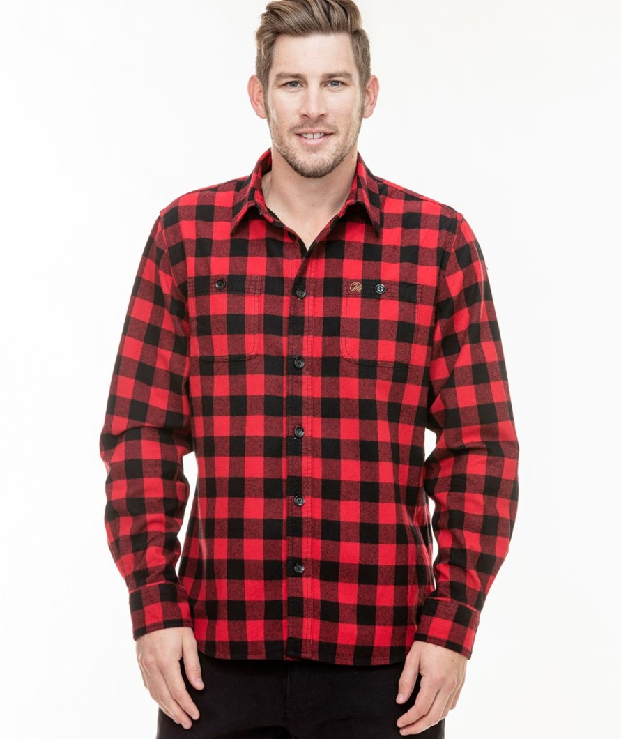 Men Swanndri NZ Long Sleeve Shirts | Men'S Marylebone Long Sleeve Shirt