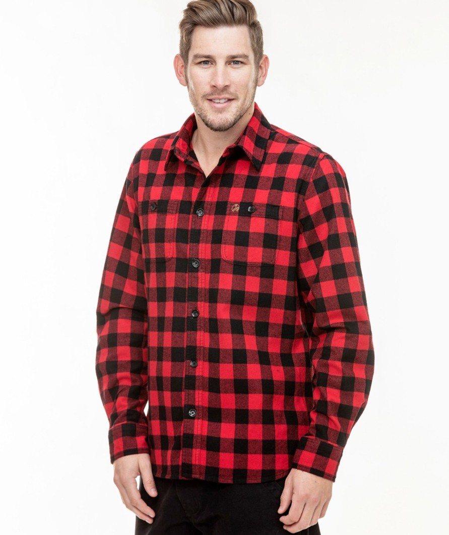 Men Swanndri NZ Long Sleeve Shirts | Men'S Marylebone Long Sleeve Shirt