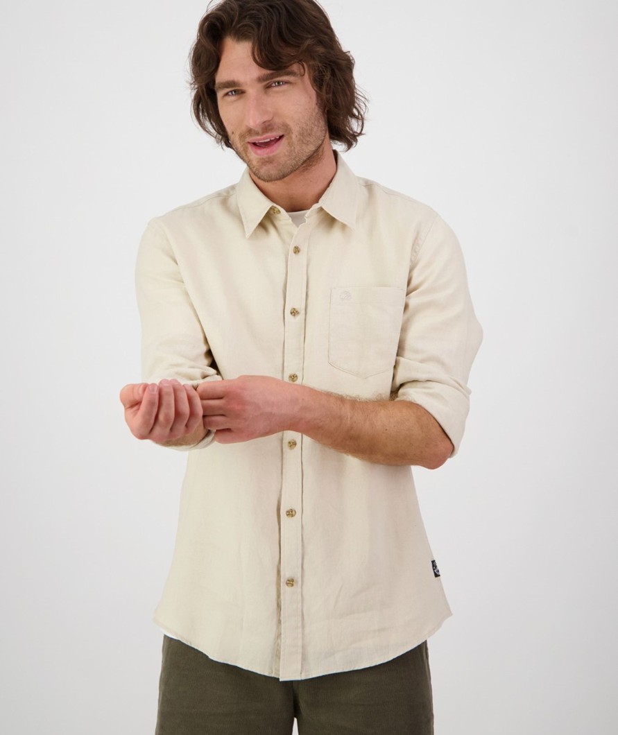 Men Swanndri NZ Long Sleeve Shirts | Men'S Nolan Long Sleeve Linen Shirt