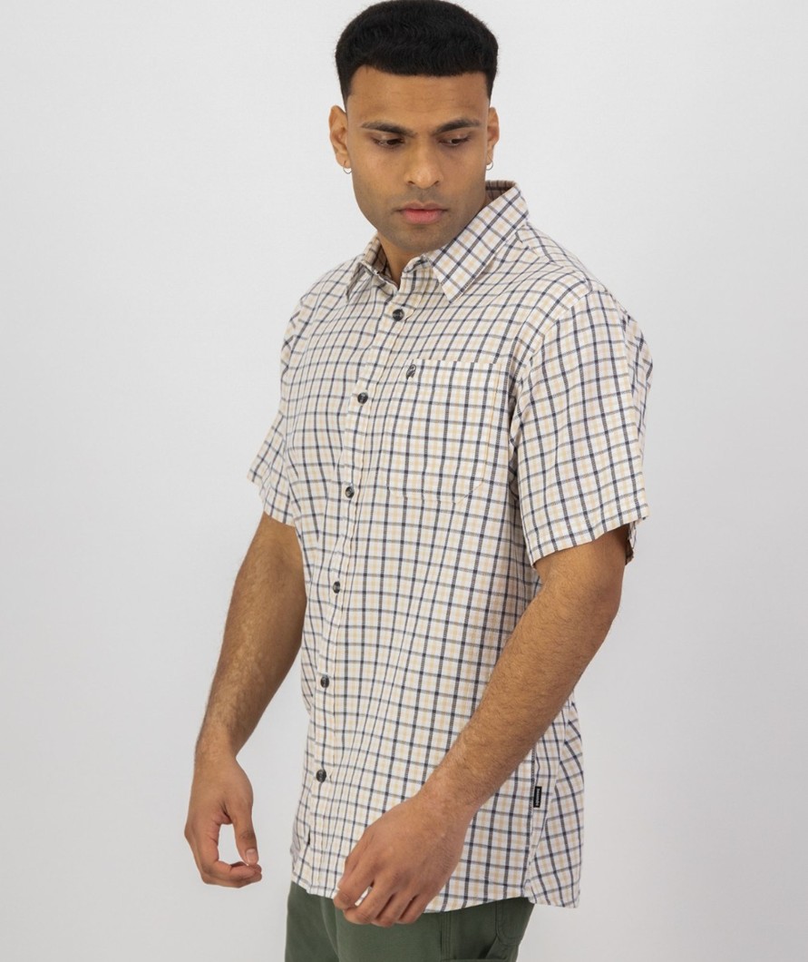 Men Swanndri NZ Short Sleeve Shirts | Men'S Russell Short Sleeve Shirt