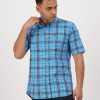 Men Swanndri NZ Short Sleeve Shirts | Men'S Grendon Short Sleeve Shirt