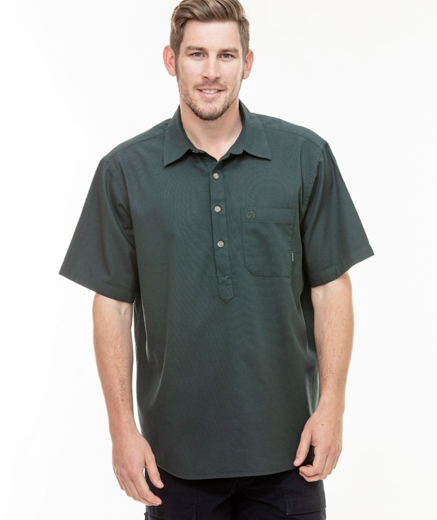 Men Swanndri NZ Short Sleeve Shirts | Men'S Paihia Short Sleeve Shirt