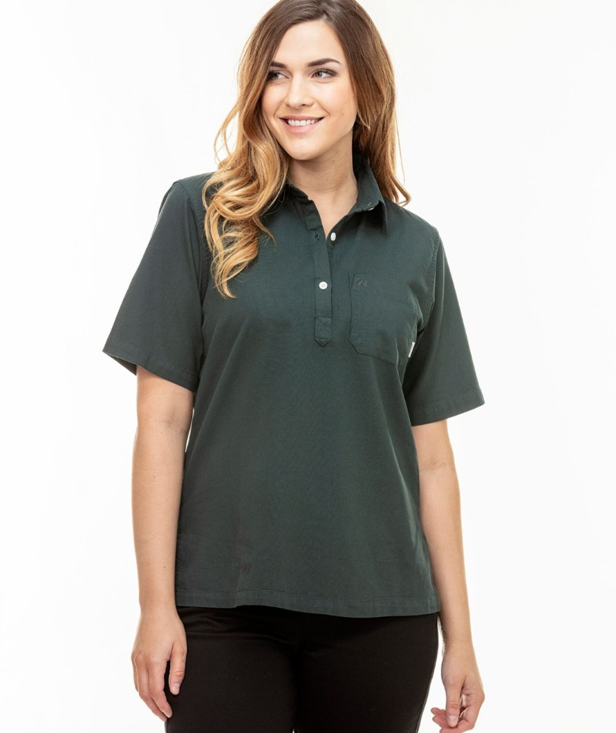 Women Swanndri NZ Short Sleeve Shirts | Women'S Tasman Short Sleeve Shirt