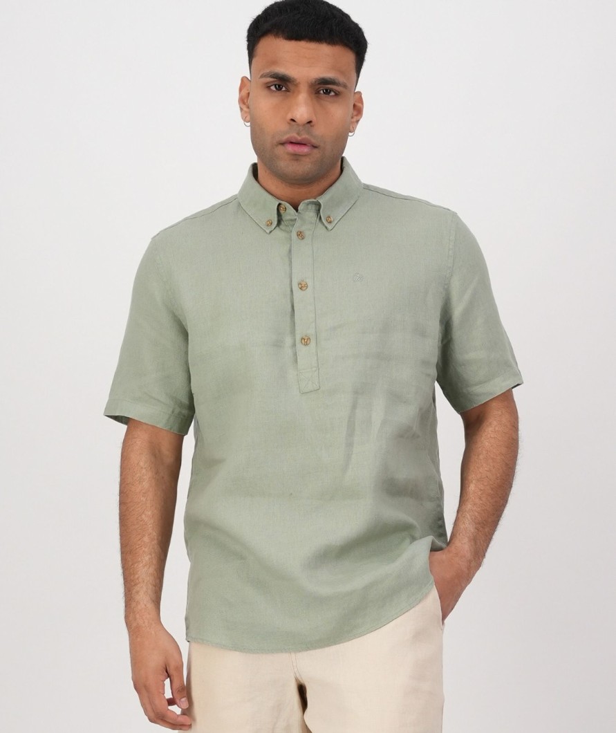 Men Swanndri NZ Short Sleeve Shirts | Men'S Oakwood Short Sleeve Shirt