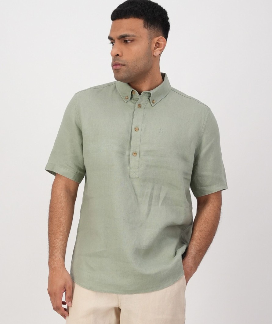 Men Swanndri NZ Short Sleeve Shirts | Men'S Oakwood Short Sleeve Shirt