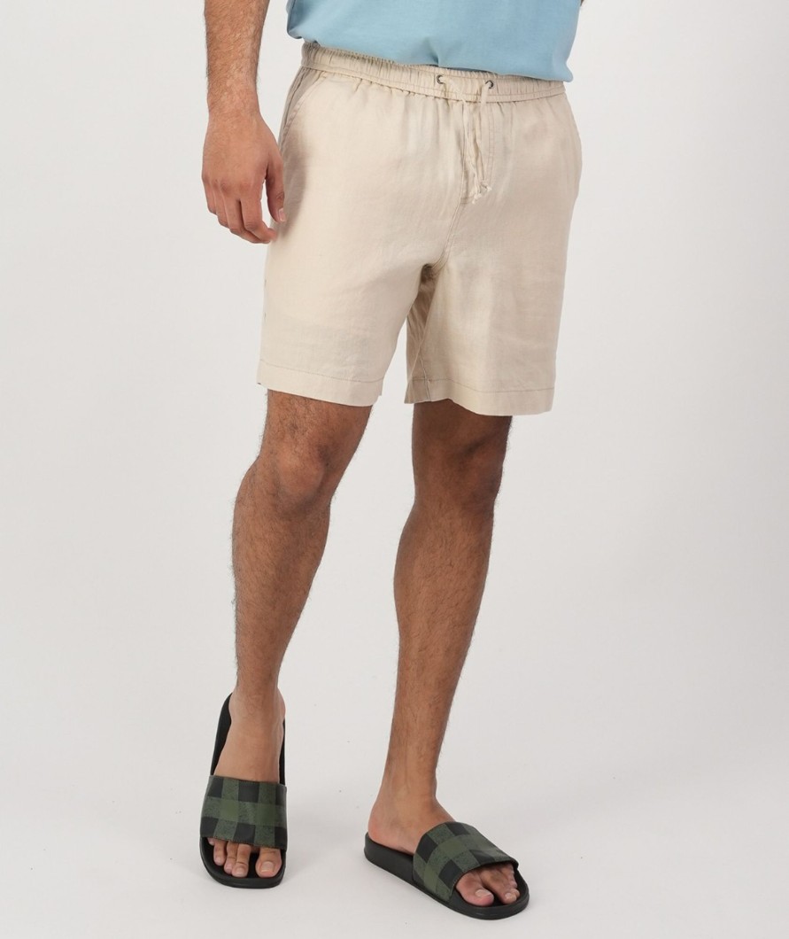 Men Swanndri NZ Shorts | Men'S Neville Linen Short