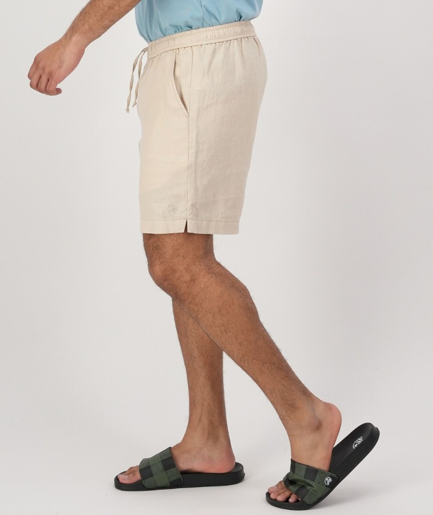 Men Swanndri NZ Shorts | Men'S Neville Linen Short