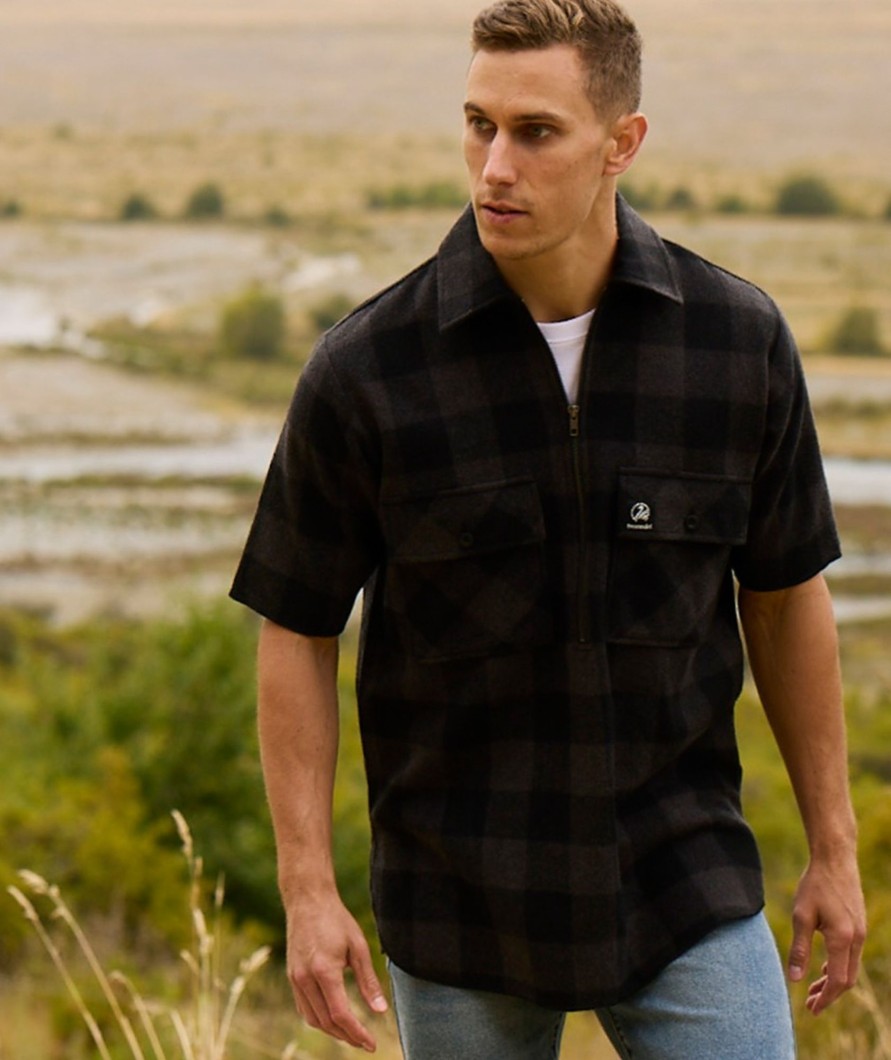 Men Swanndri NZ Wool Jackets | Men'S Henderson Short Sleeve Wool Jacket