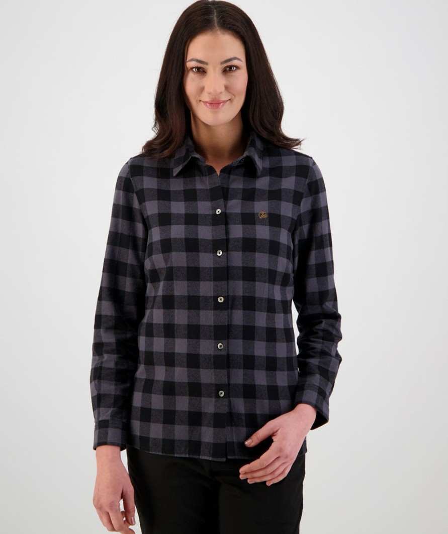 Women Swanndri NZ Long Sleeve Shirts | Women'S Monaco Long Sleeve Shirt