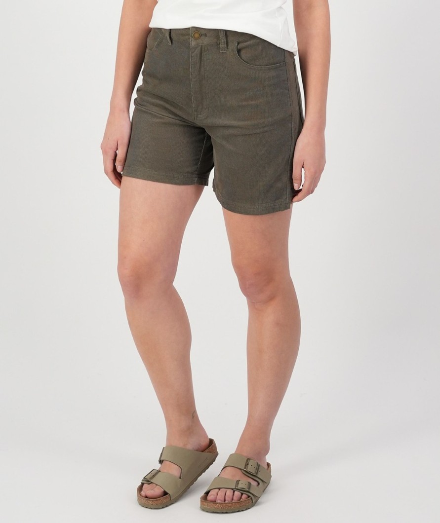 Women Swanndri NZ Shorts | Women'S Springbrook Corduroy Shorts