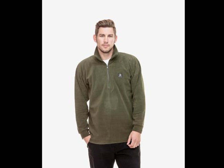 Men Swanndri NZ Fleece Tops | Men'S Motu Fleece Pullover