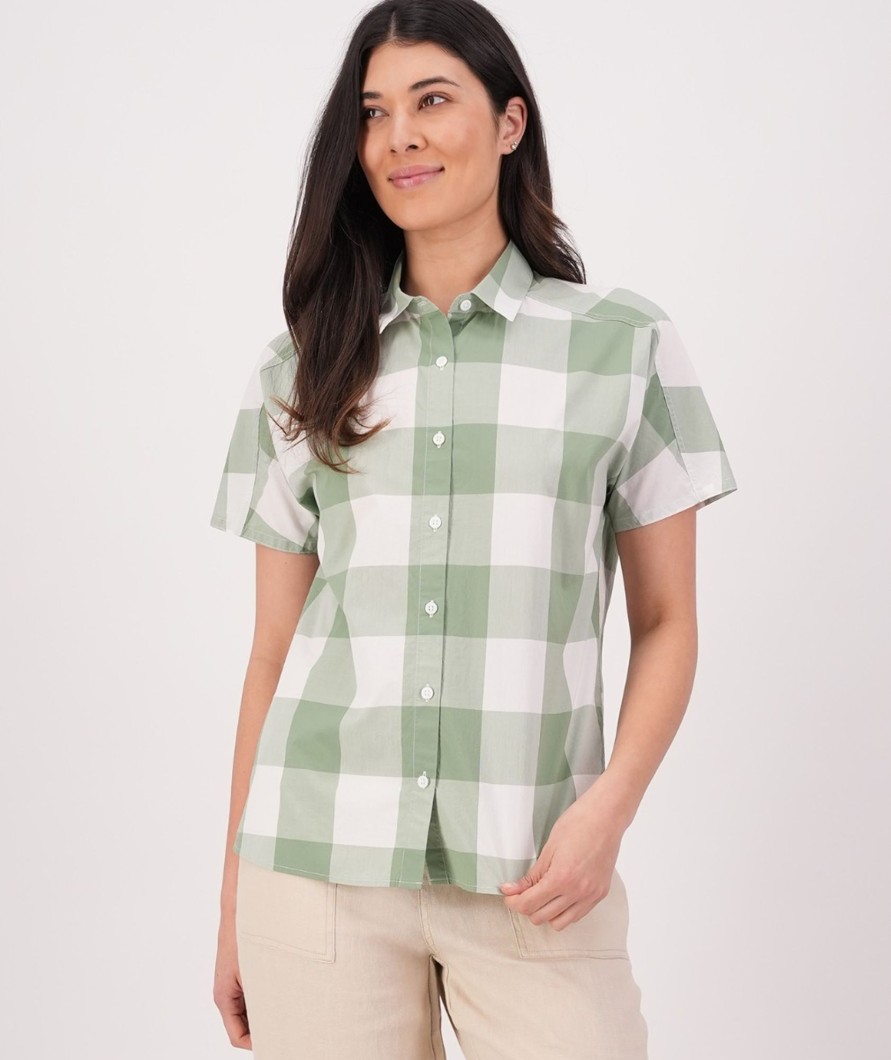 Women Swanndri NZ Short Sleeve Shirts | Women'S Manaia Short Sleeve Shirt