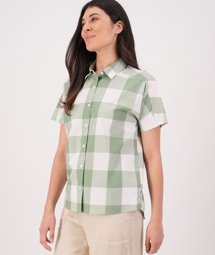 Women Swanndri NZ Short Sleeve Shirts | Women'S Manaia Short Sleeve Shirt